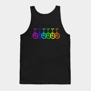 Rainbow Unicycles Tank Top